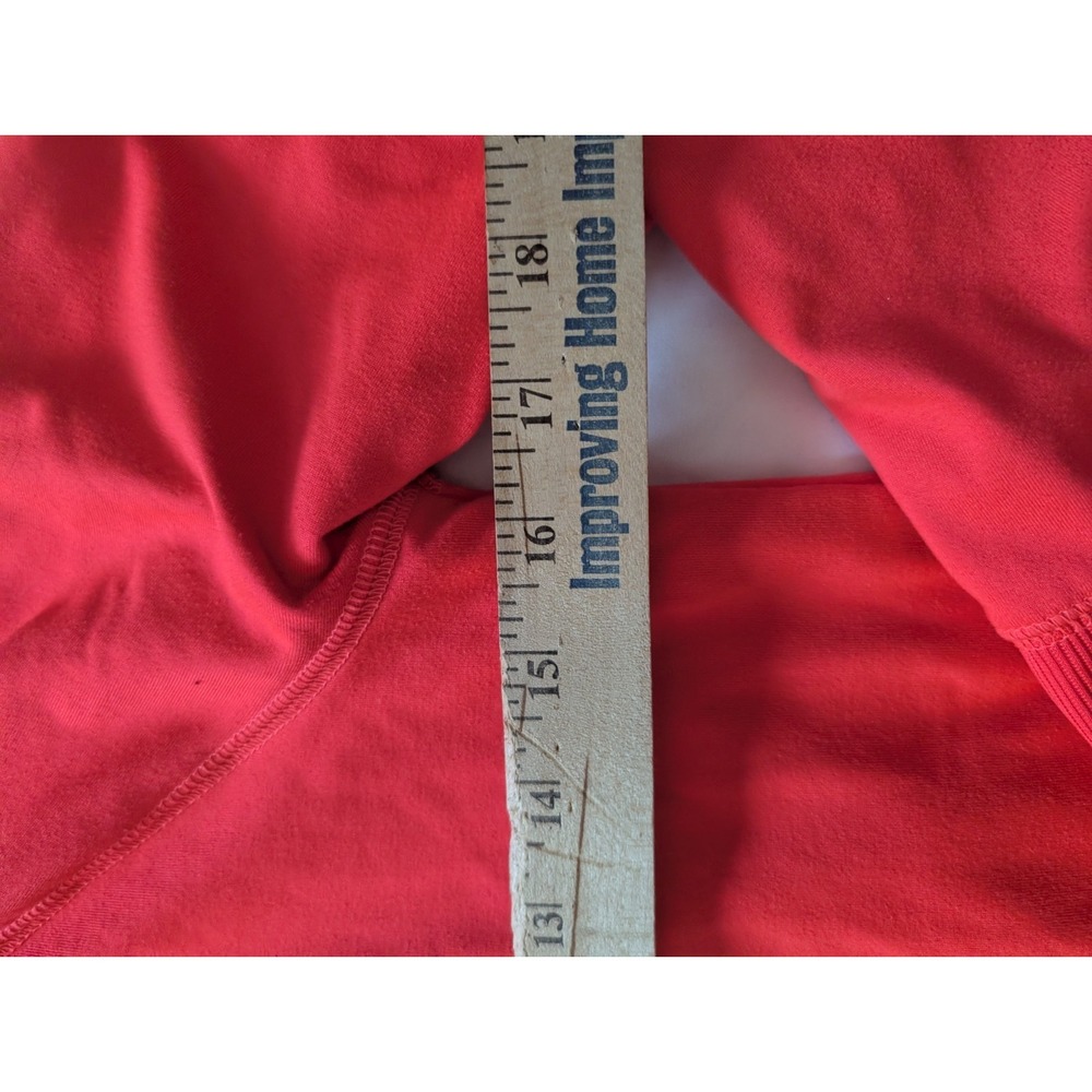 Justice Girls Size 14 Red Full-Zip Softball Long‎ Sleeve Hooded Sweatshirt - Picture 6 of 7